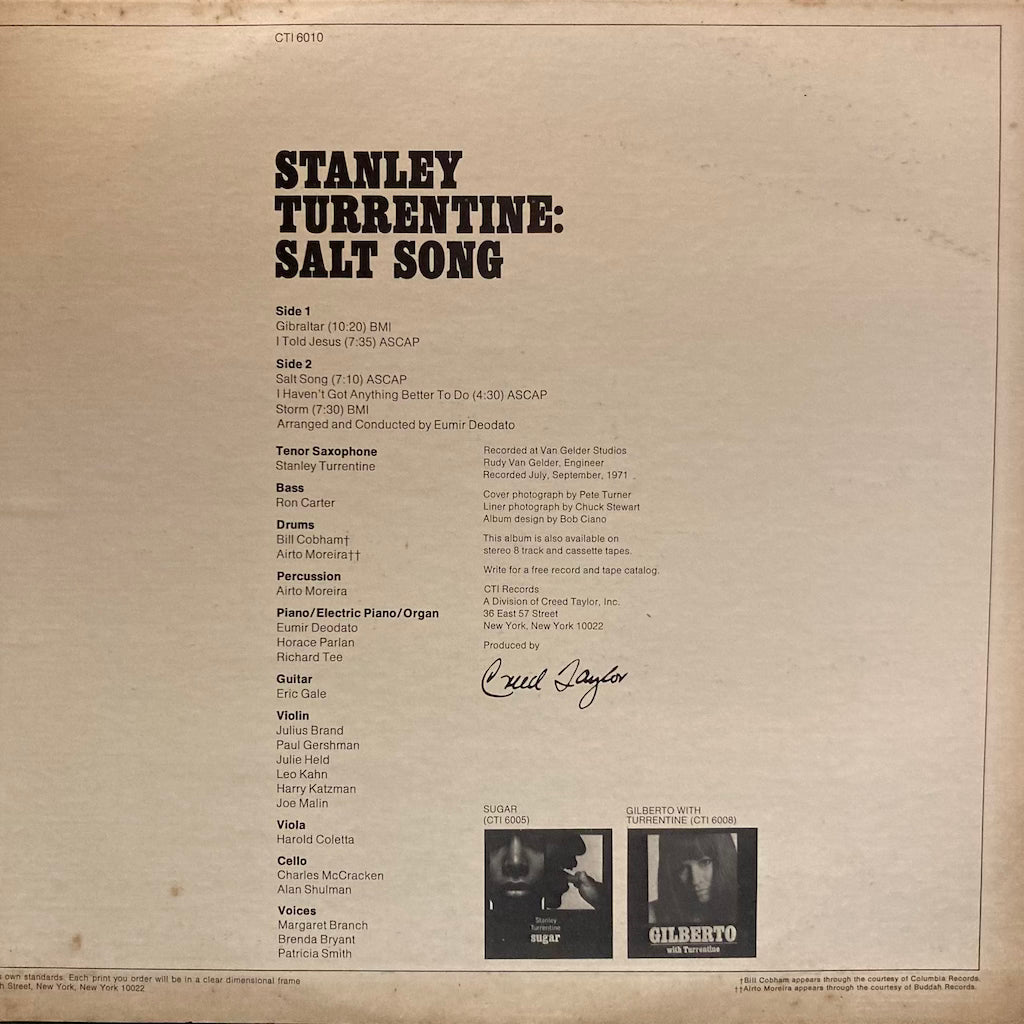 Stanley Turrentine - Salt Song