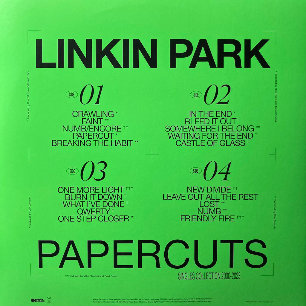 Linkin Park - Papercuts 2LP