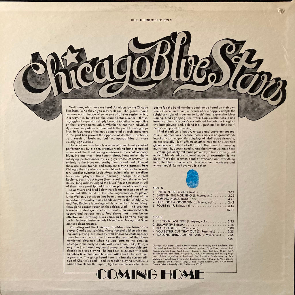 Chicago All Stars - Coming Home