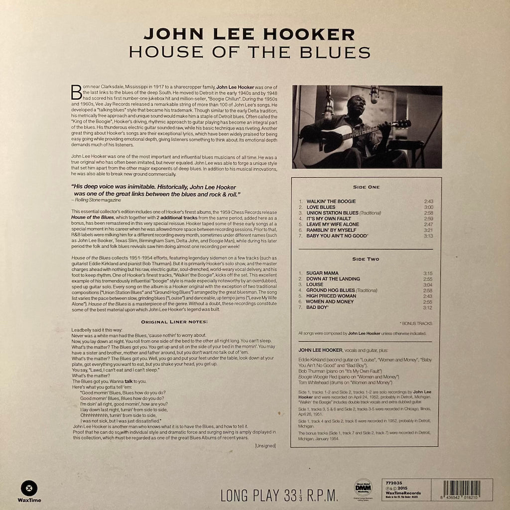 Joe Lee Hooker - House of The Blues