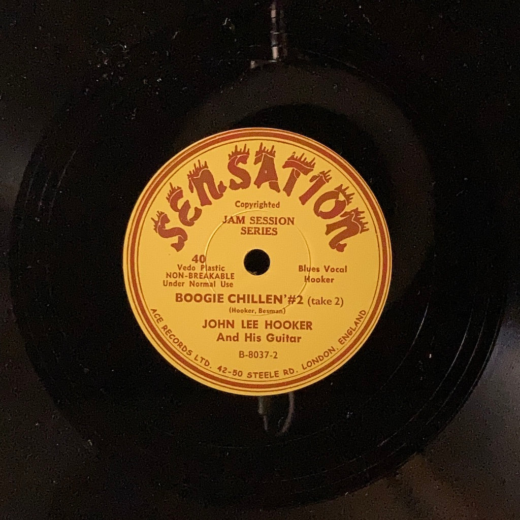 John Lee Hooker and his Guitar - Boogie Chillen' 10"