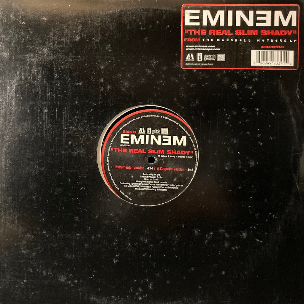 Eminem - The Real Slim Shady 12"