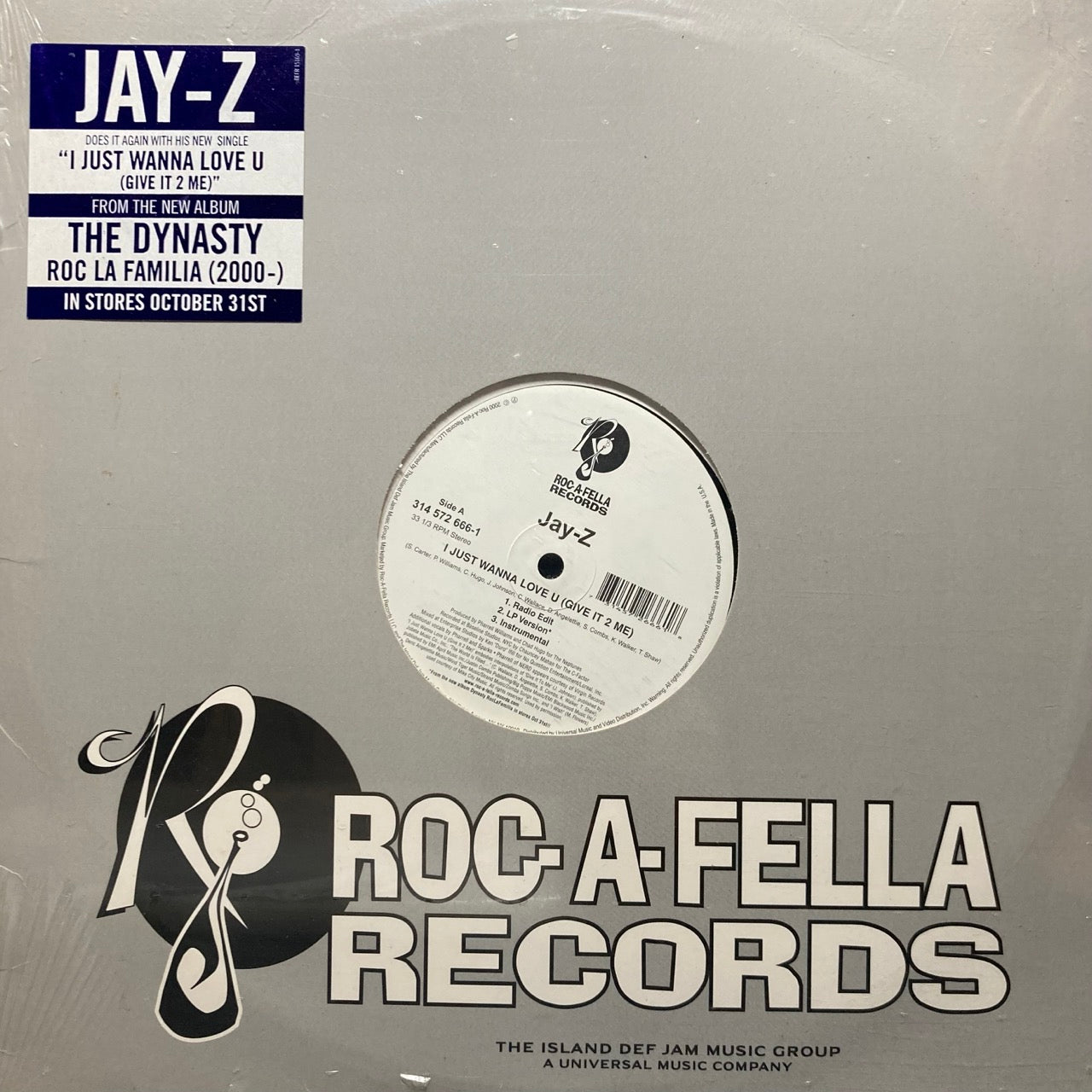 Jay-Z - I Just Wanna Love U [Sealed, 12"]