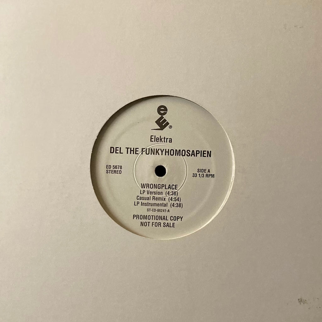 Del The Funkyhomosapien - Wrong Place/Don't Forget/Undisputed Champs 12"