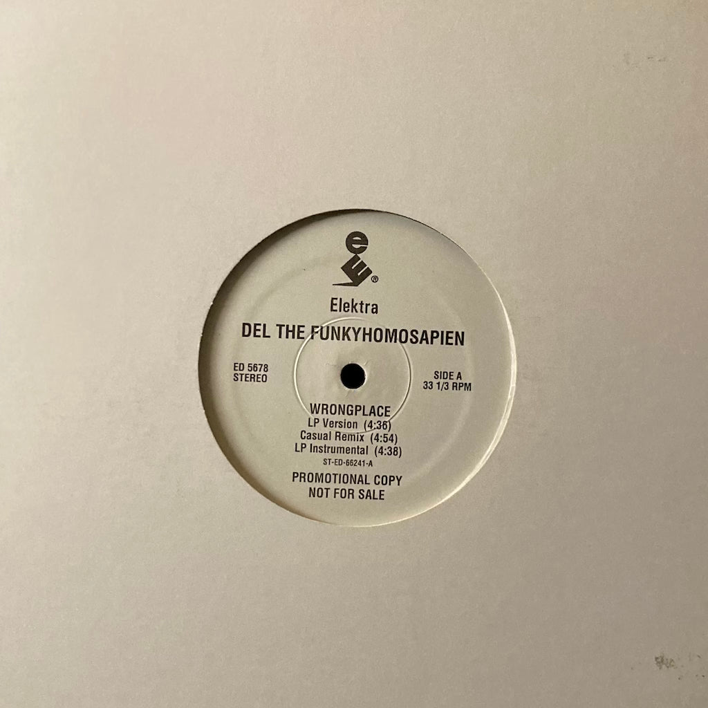 Del The Funkyhomosapien - Wrong Place/Don't Forget/Undisputed Champs 12"