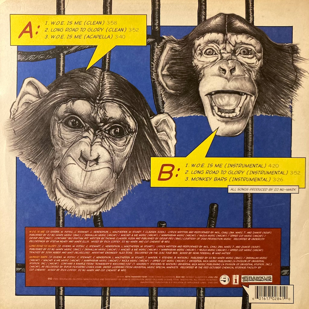 Jurassic 5 - W.O.E. Is Me (World Of Entertainment) 12"