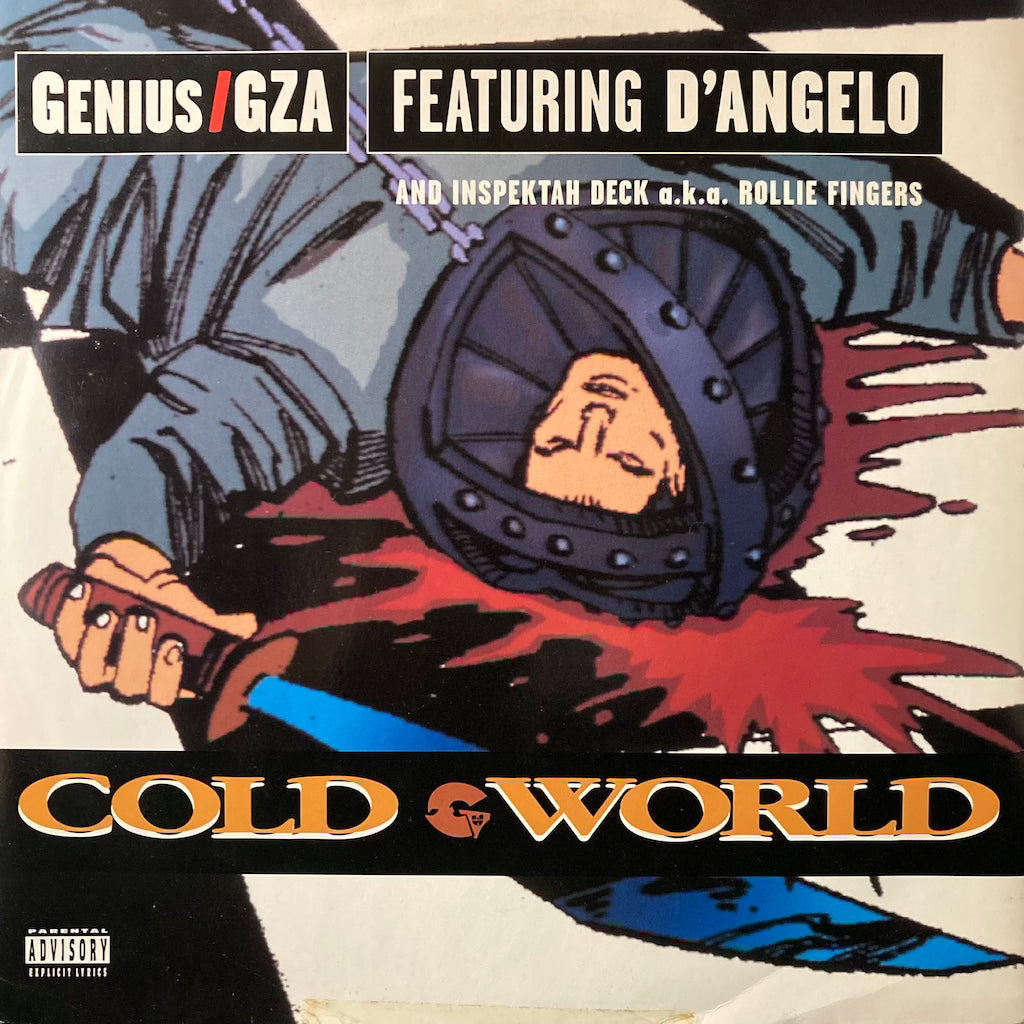Genius / GZA Featuring Inspektah Deck a.k.a. Rollie Fingers - Cold World 12"