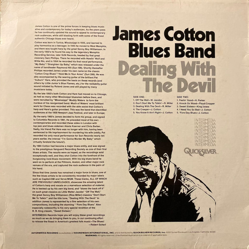 James Cottom Blues Band - Dealing With The Devil