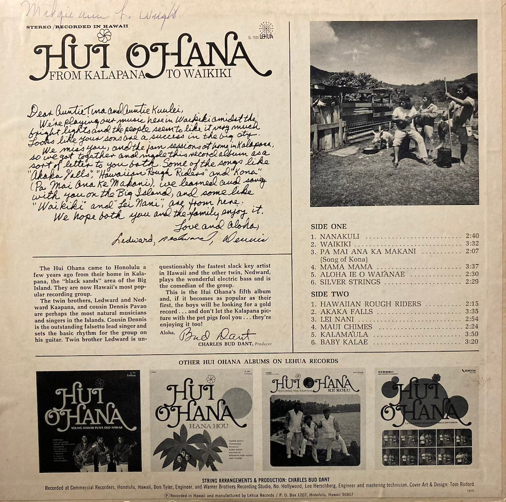 Hui Ohana - From Kalapana to Waikiki