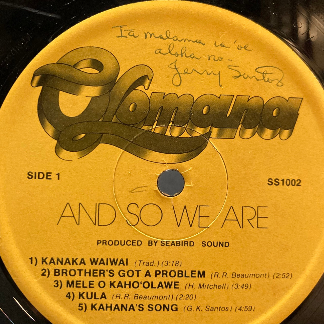 Olomana - And So We Are [Signed]