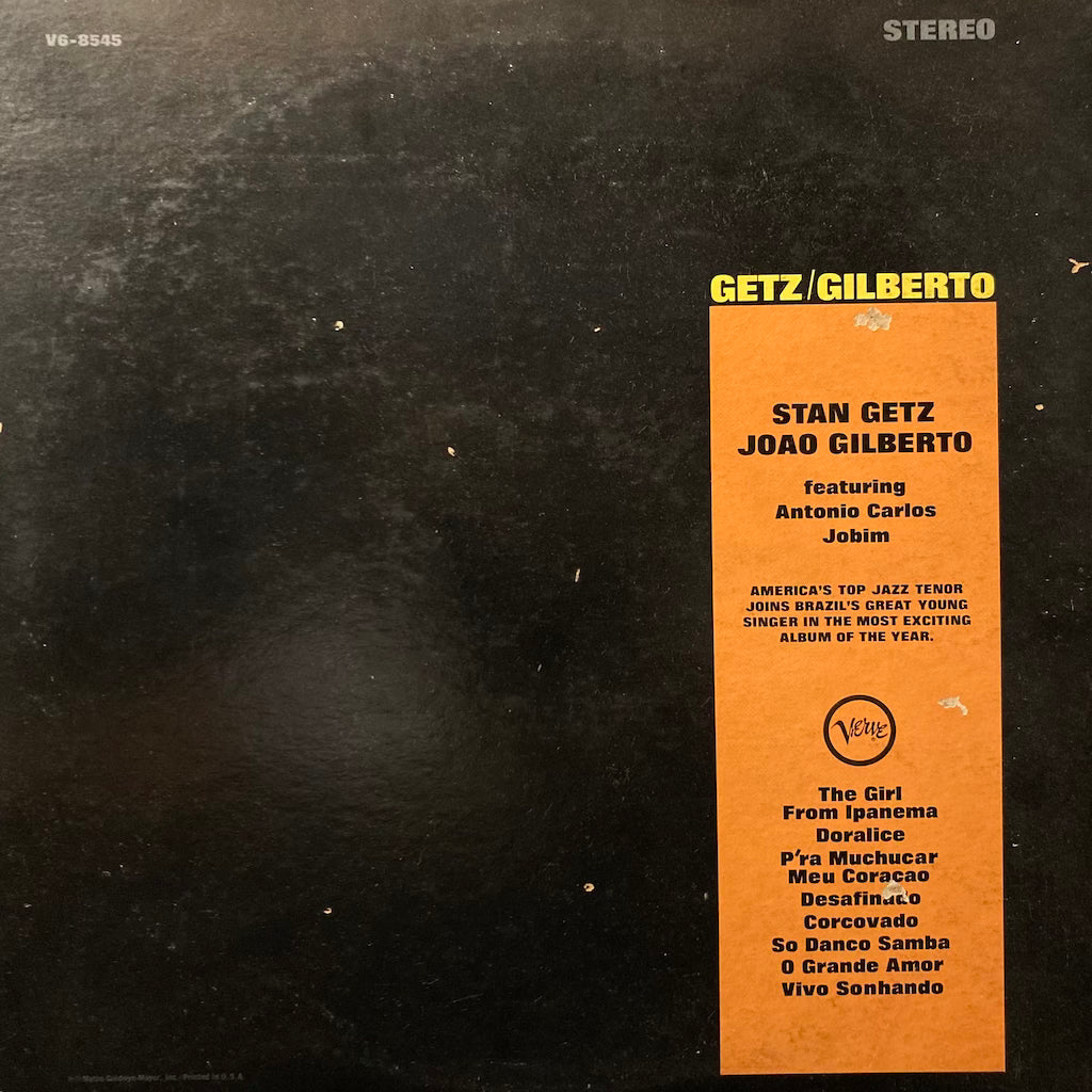 Stan Getz, Joao Gilberto ft. Antonio Carlos Jobim - Getz/Gilberto