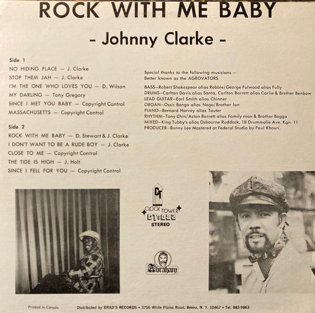 Johnny Clarke - Rock With Me Baby