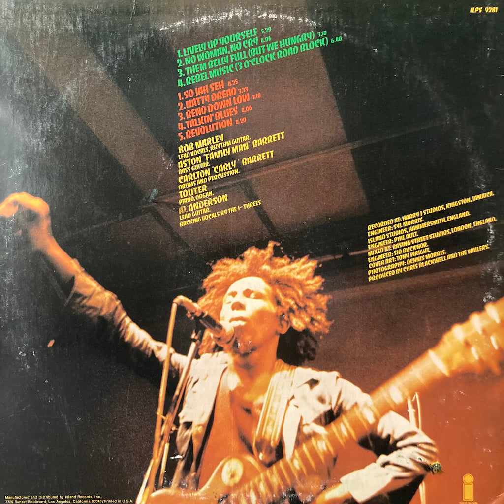Bob Marley & The Wailers - Natty Dread [Original Press]