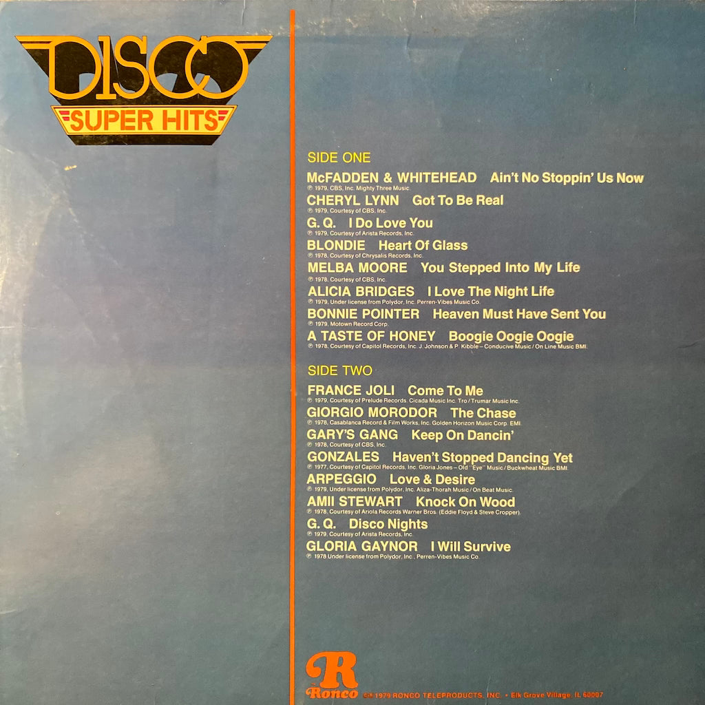 V/A - Ronco presents Disco Super Hits