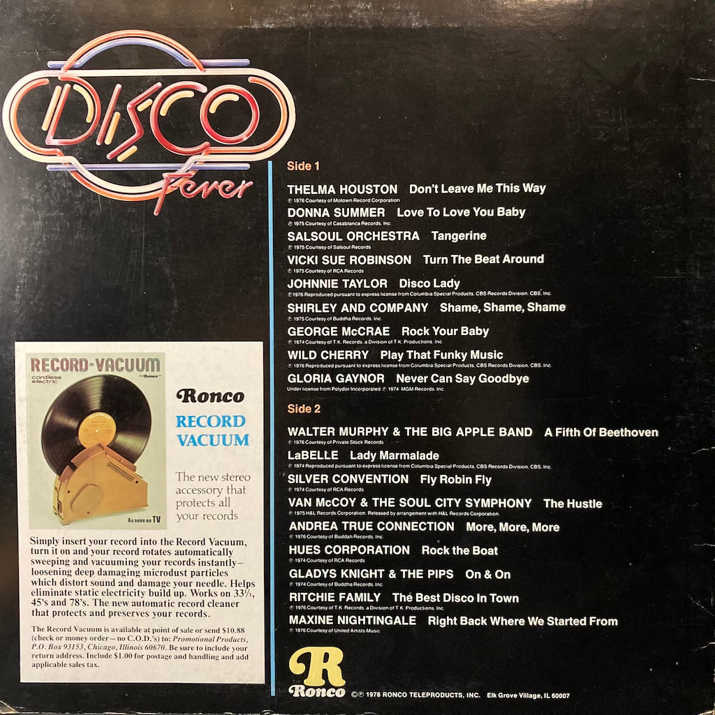 V/A - Ronco presents Disco Fever