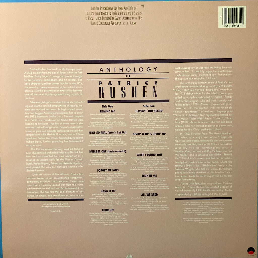 Patrice Rushen - Anthology Of Patrice Rushen