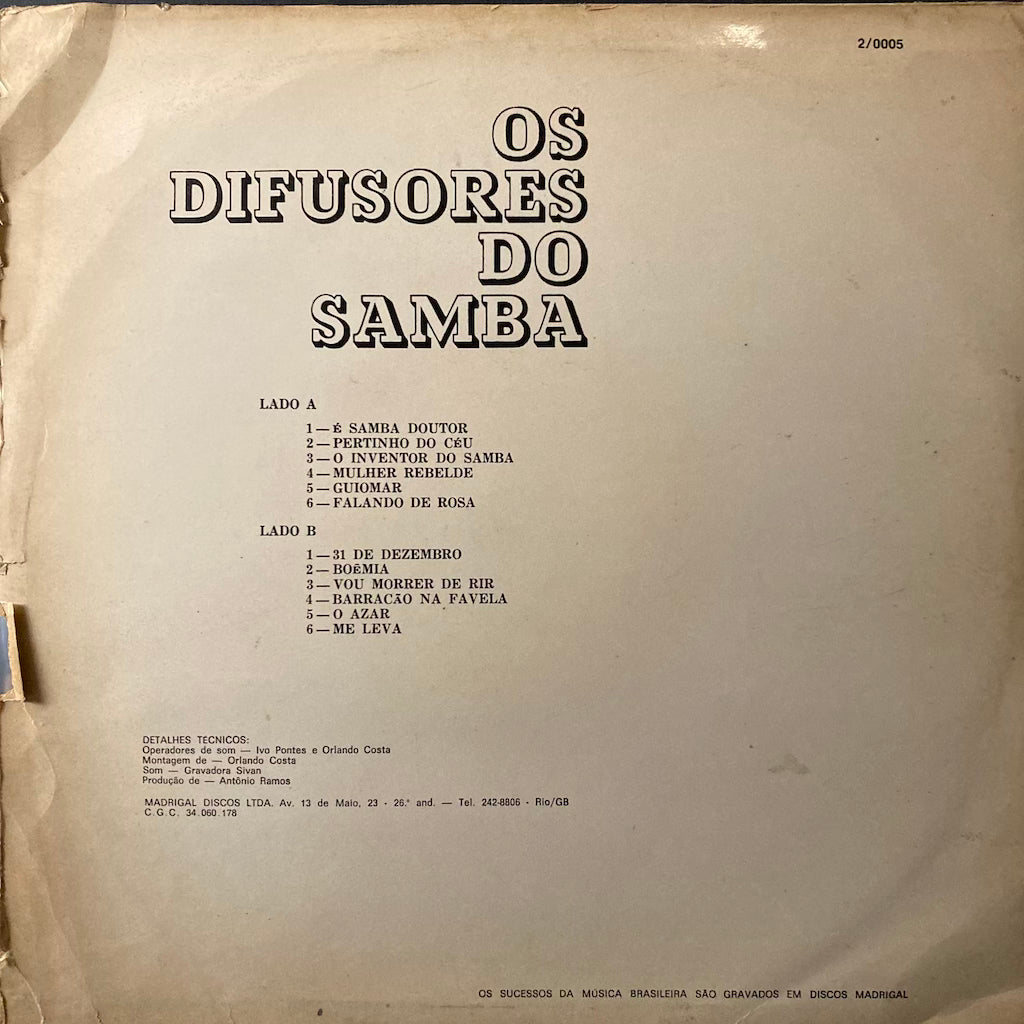 Os Difusores Do Samba - Os Difusores Do Samba
