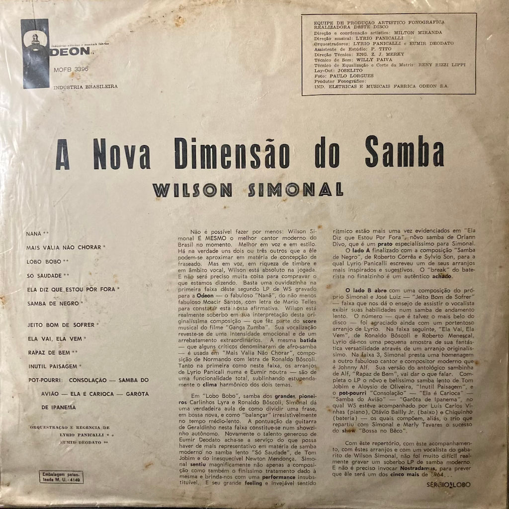 Wilson Simonal - A Nova Dimensao Do Samba