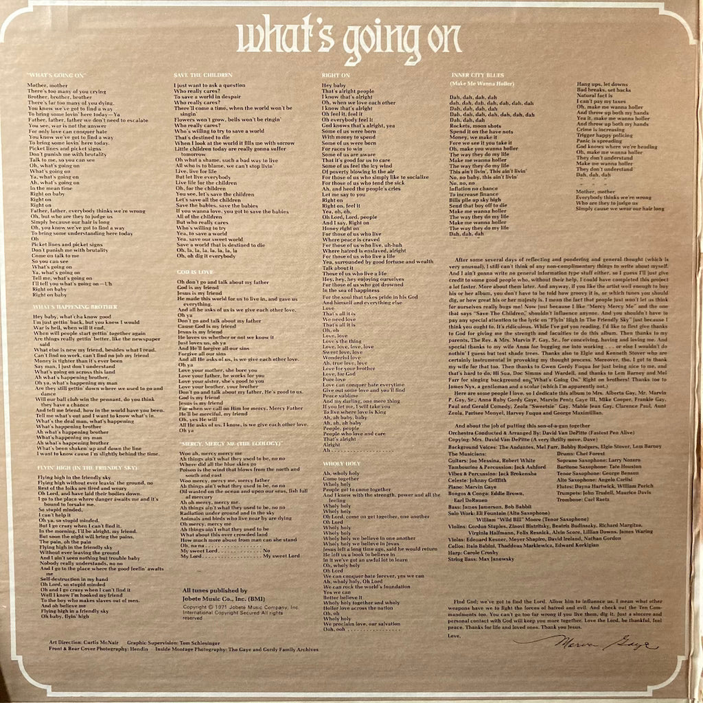 Marvin Gaye - What's Going On [Gatefold]