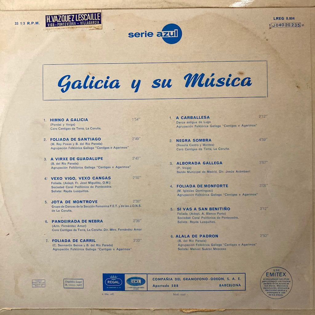 V/A - Galicia y su Musica
