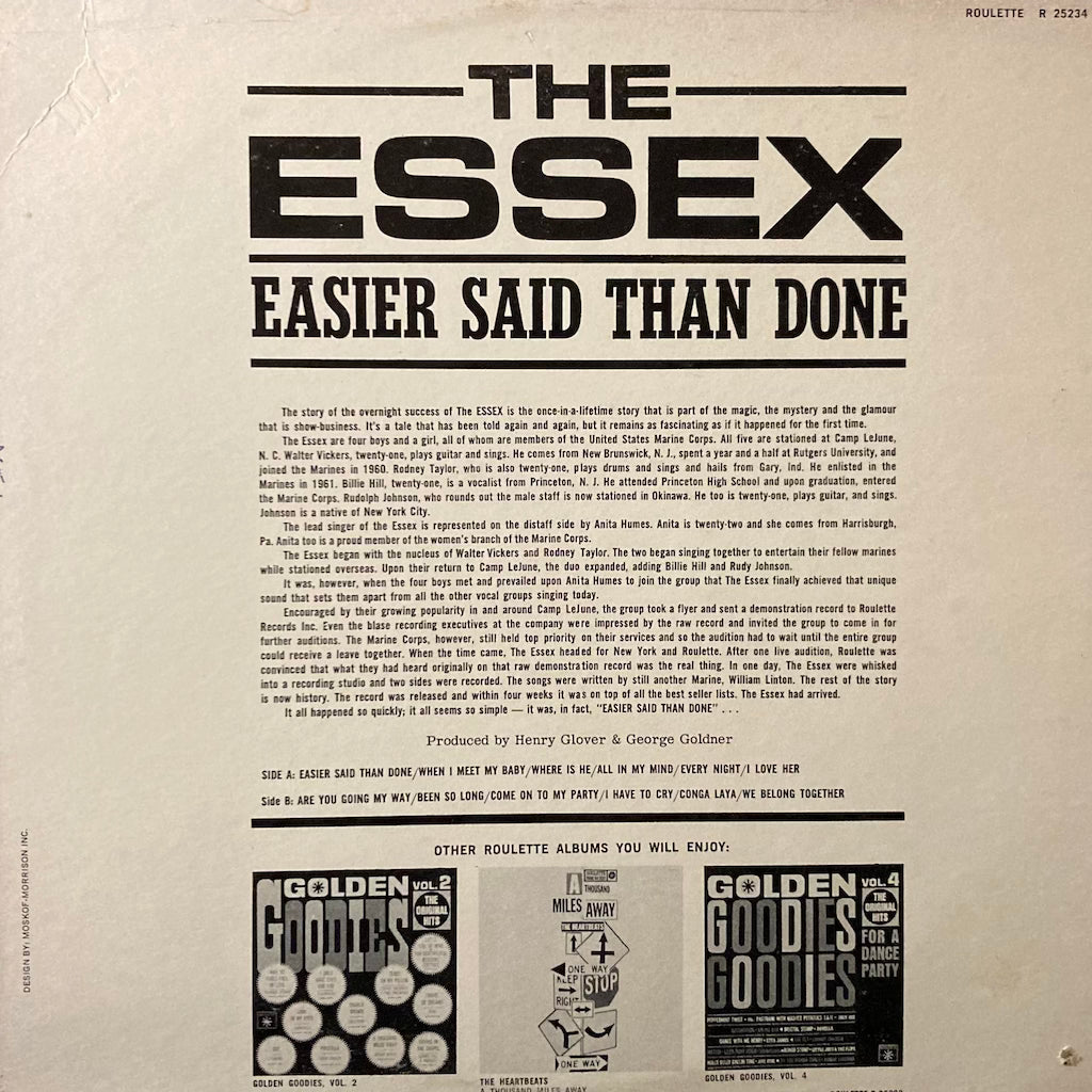 The Essex - Easier Said Than Done