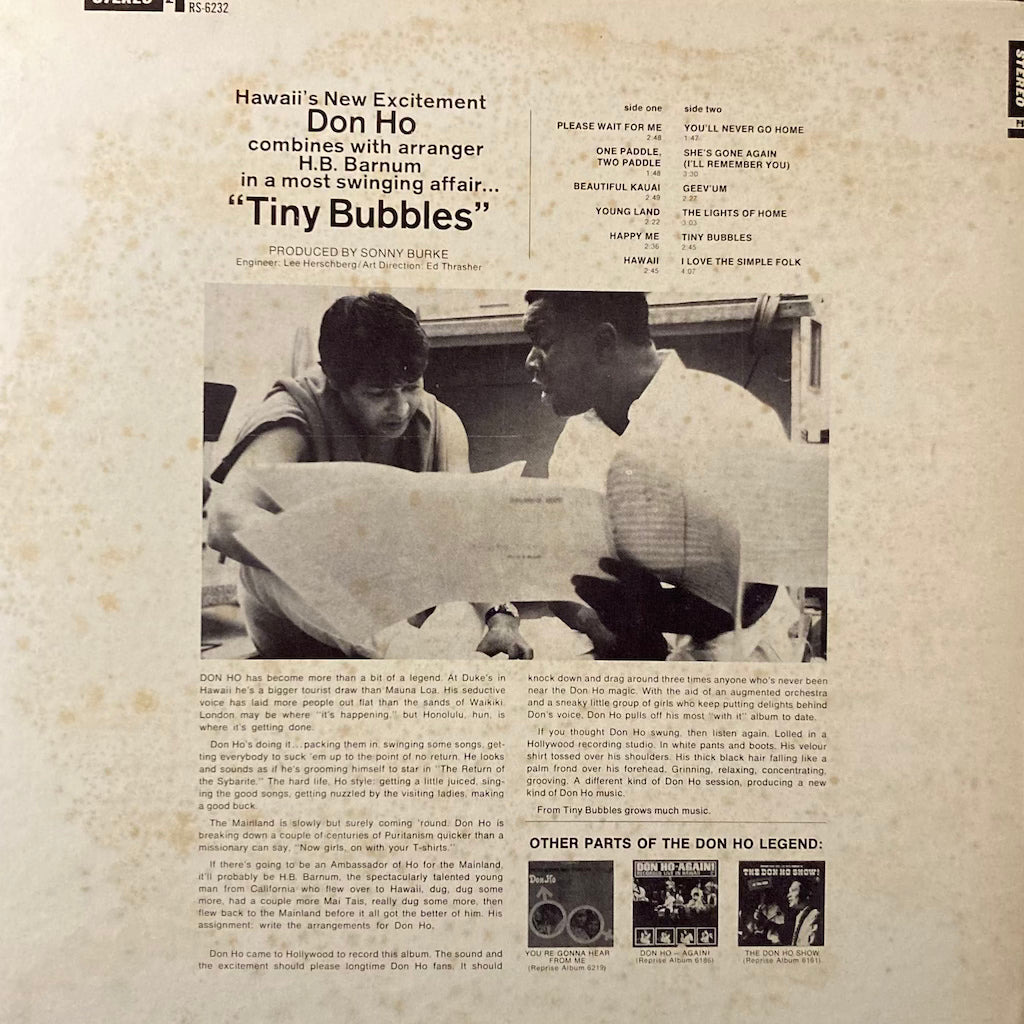Don Ho - Tiny Bubbles