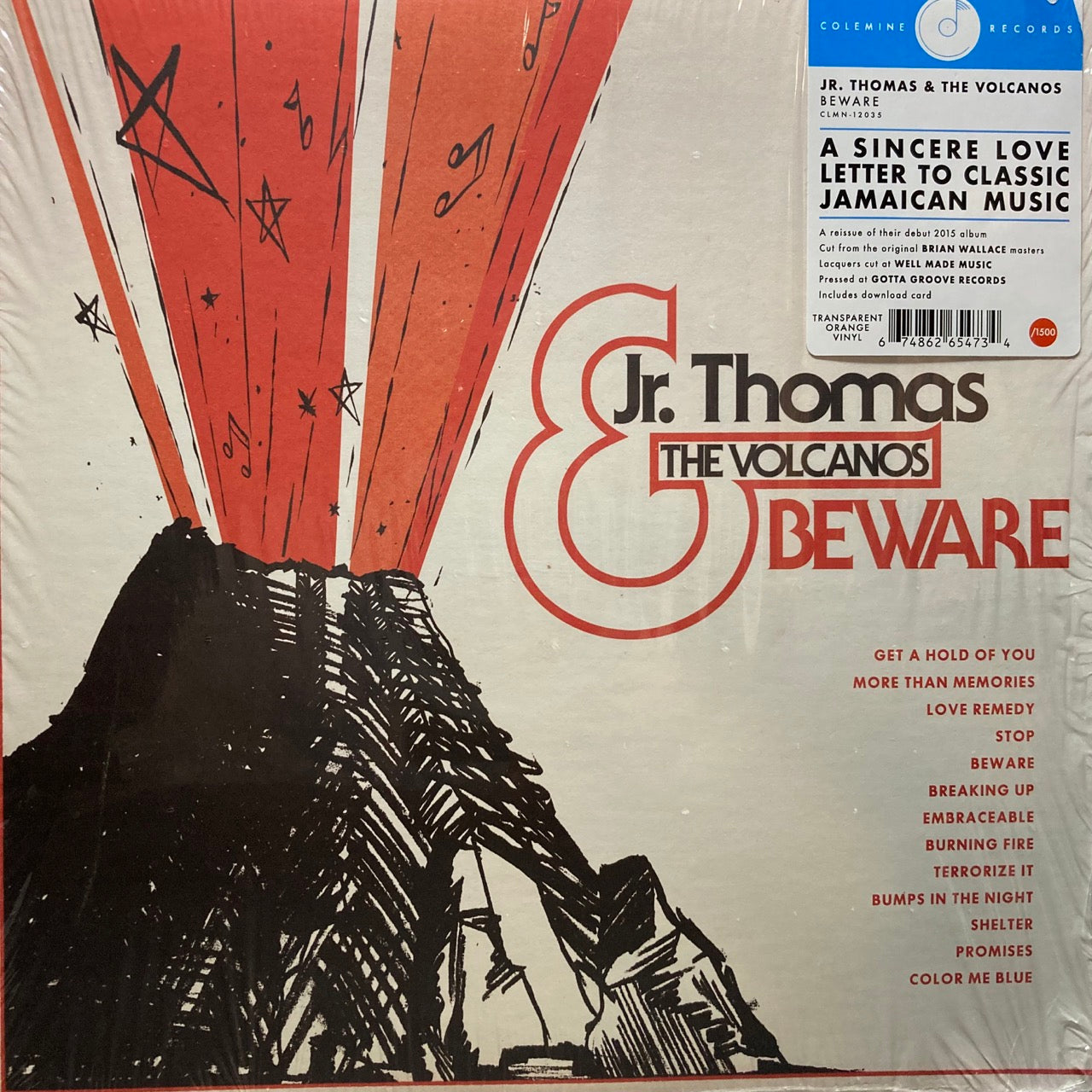 Jr. Thomas & The Volcanos – Beware [Orange Vinyl]