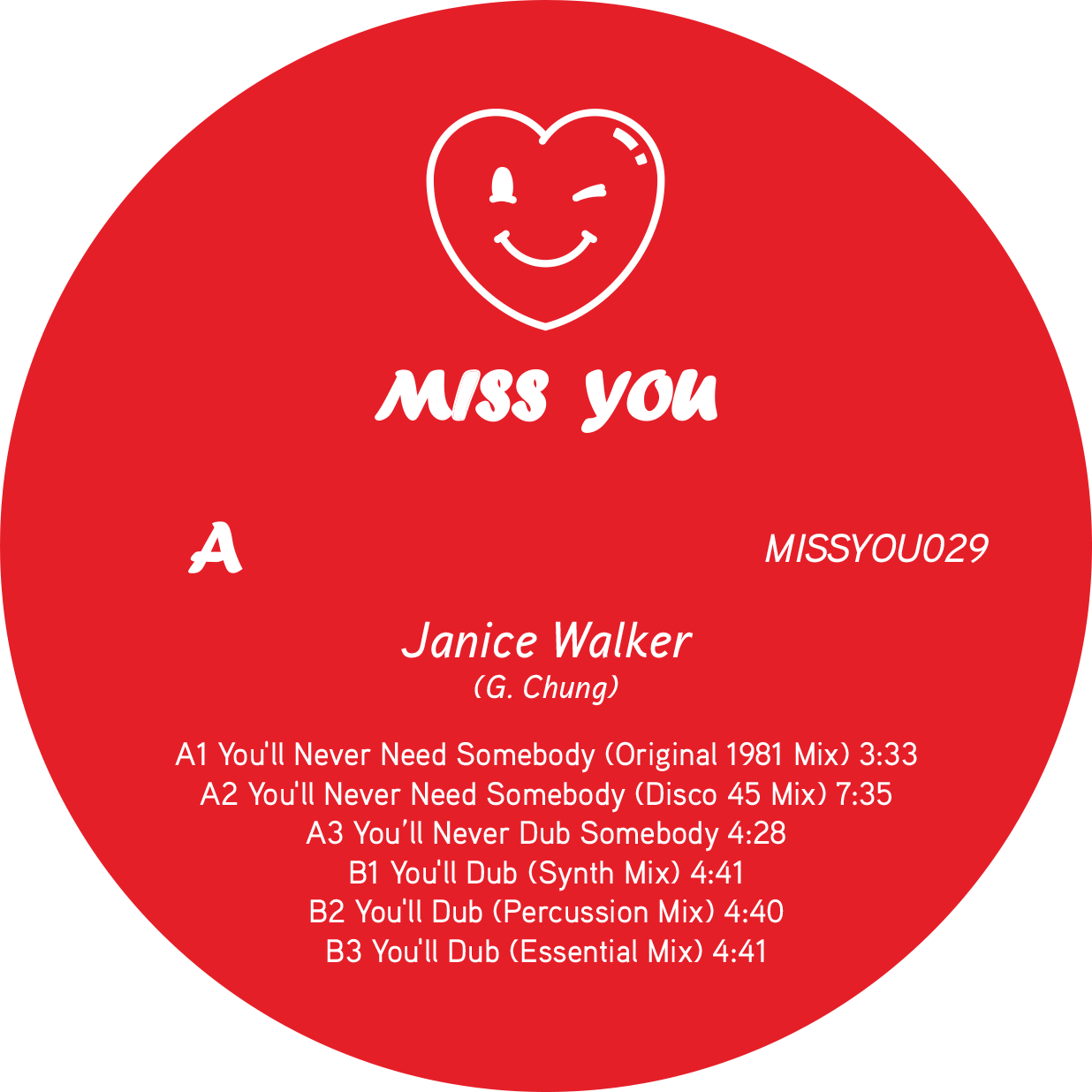 Janice Walker - You'll Never Need Somebody