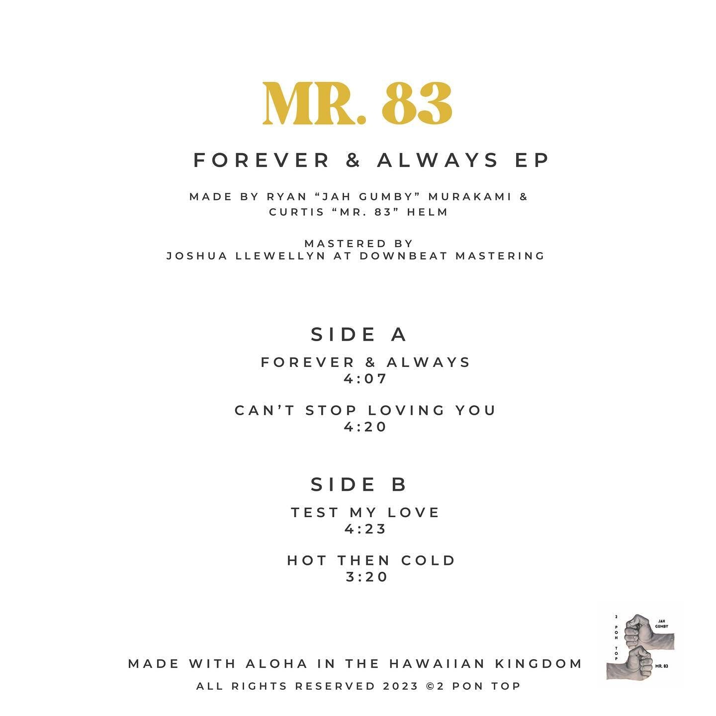 Mr.83 - Forever & Always EP