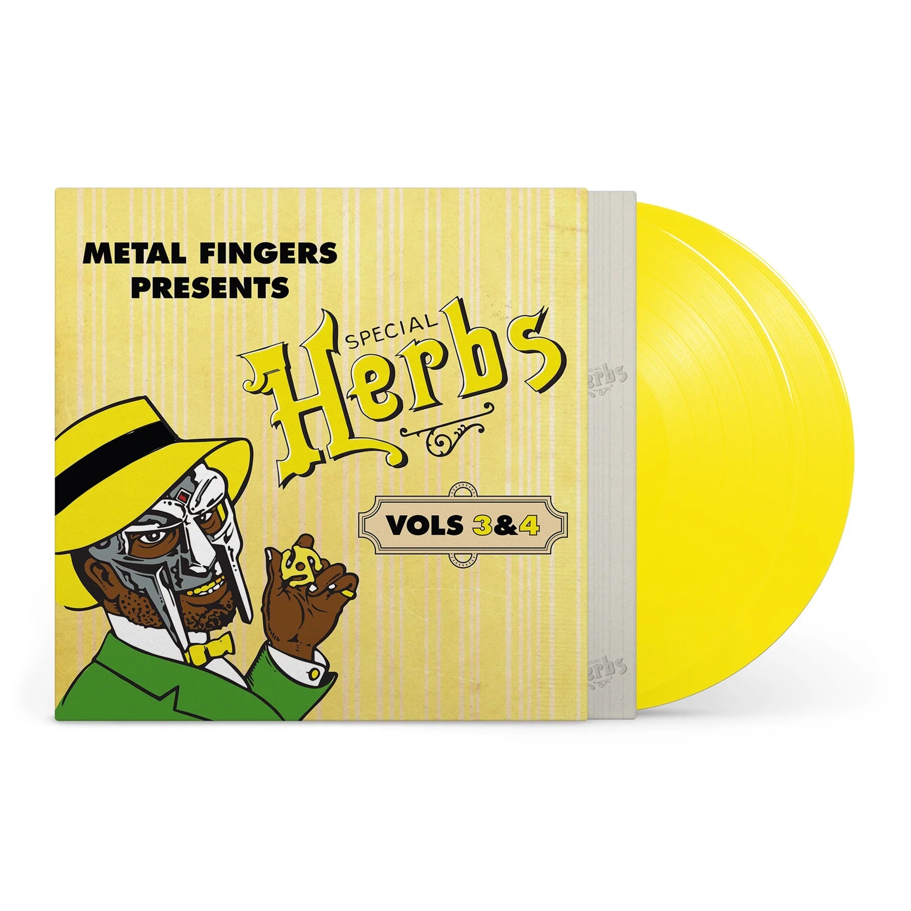 MF DOOM - Metal Fingers Presents: Special Herbs Vol. 3 & 4 (Lemon Yellow 2LP)