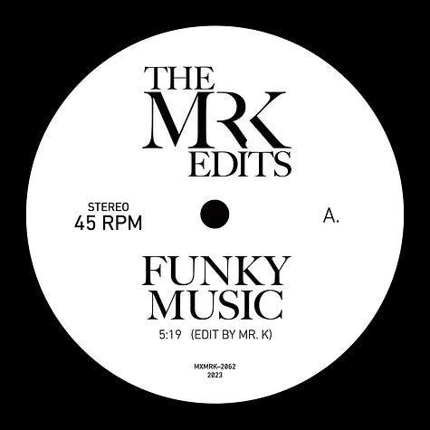 Mr. K - Funky Music / Giving Up [7"]