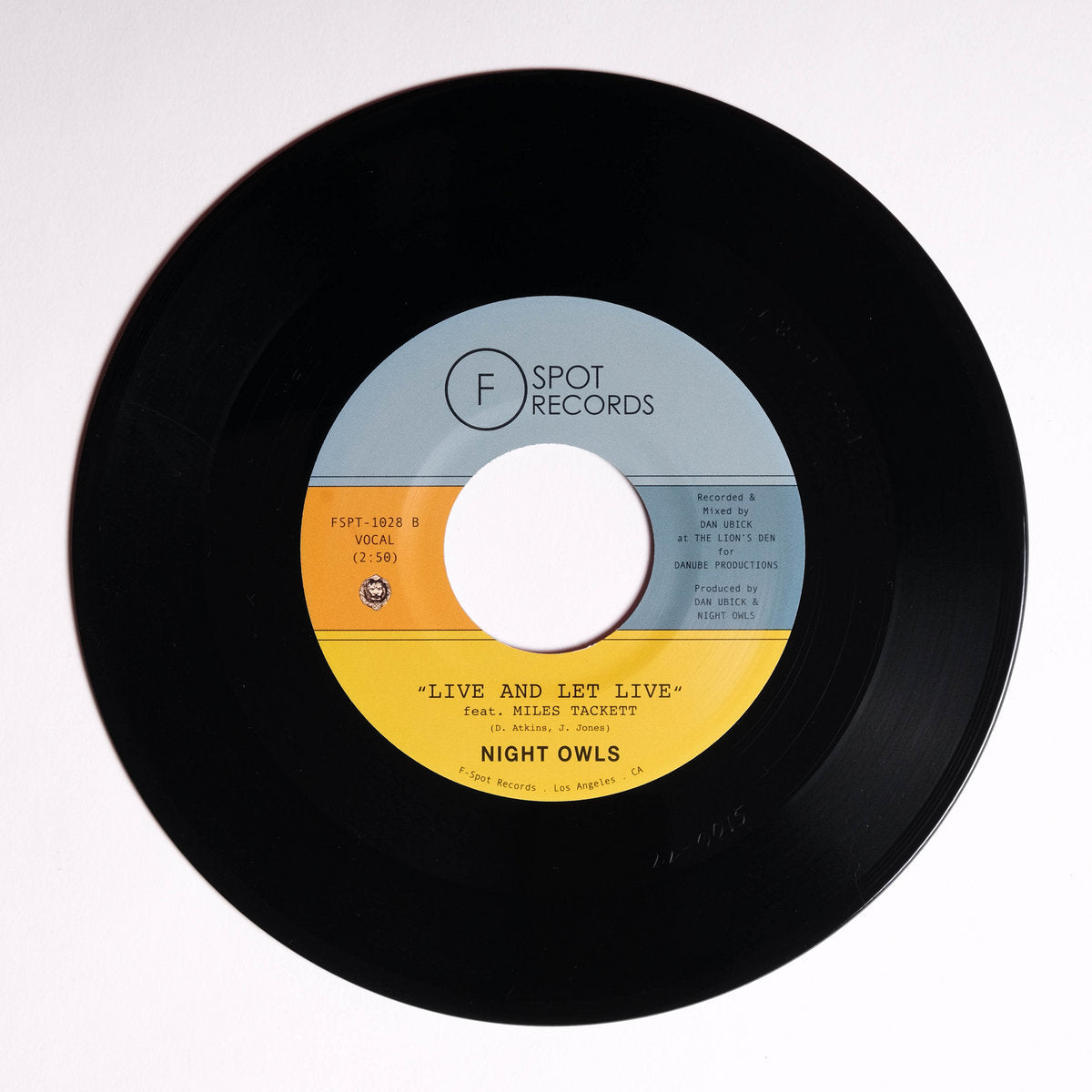 Night Owls - I Only Have Eyes For You (feat. Chris Dowd & Tippa Lee) b/w Live And Let Live (feat. Miles Tackett) [7'']