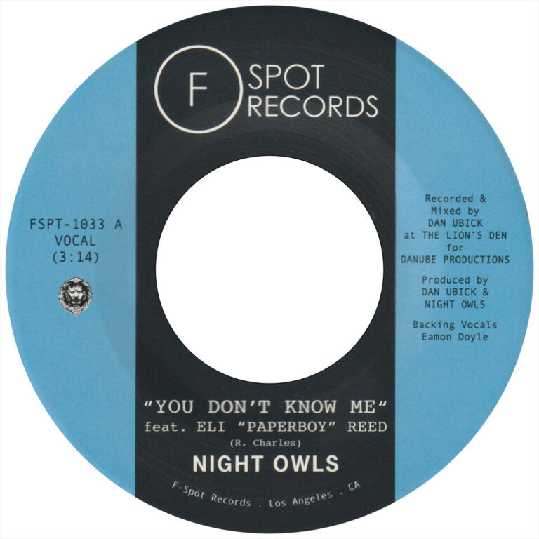 Night Owls - You Don’t Know Me (feat. Eli “Paperboy” Reed) / If You Let Me (ft. Jr Thomas & The Volcanos) [7"]