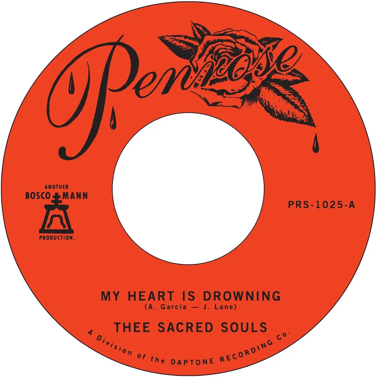 Thee Sacred Souls - My Heart is Drowning b/w Stuck In The Mud [7"]