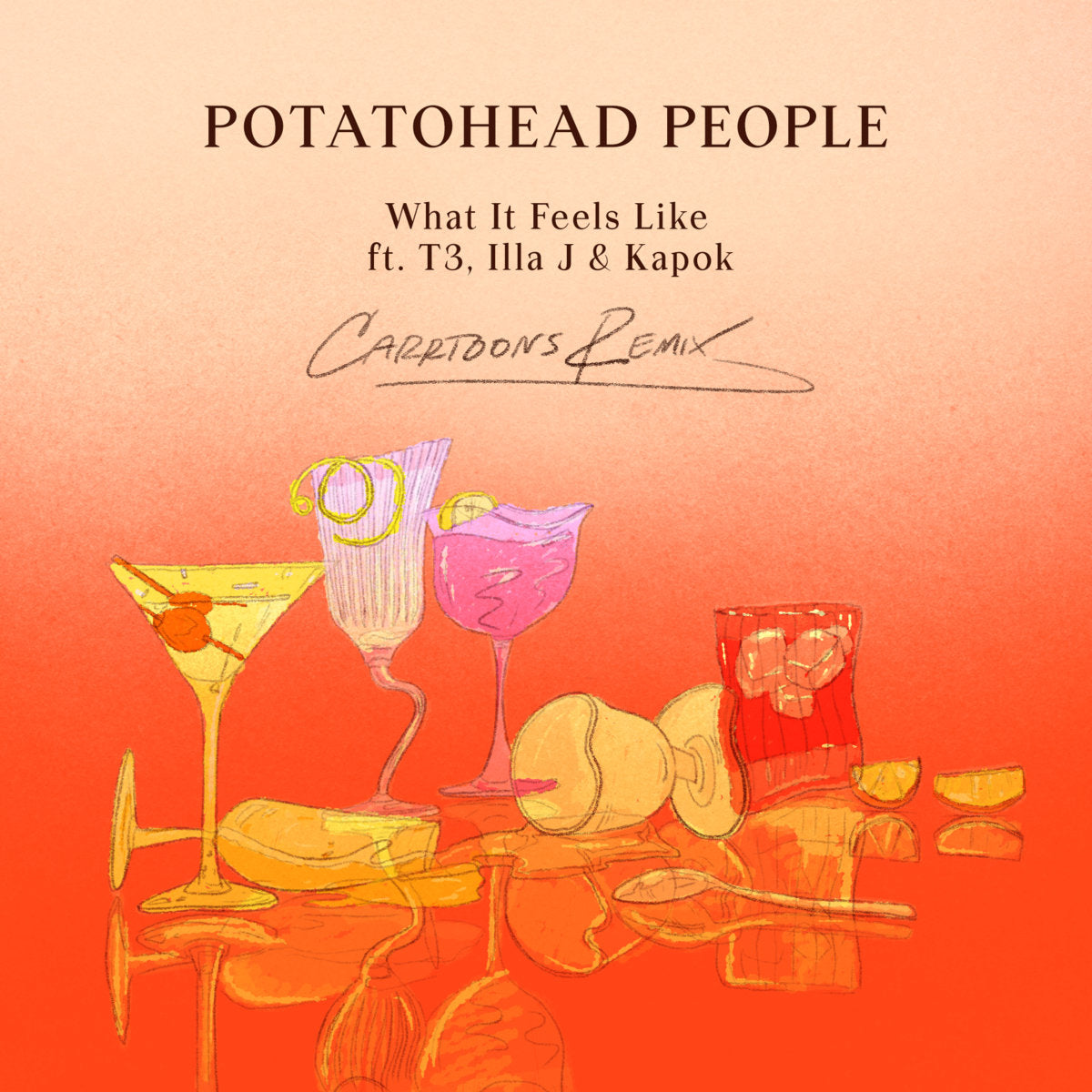 Potatohead People - What It Feels Like feat. T3, Illa J & Kapok [7"]