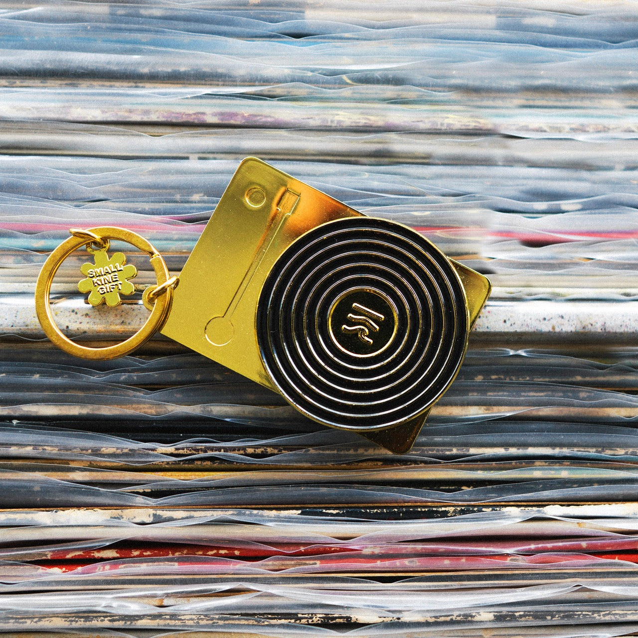 Keychain - Gold Record Player (Small Kine Gift x AGS)