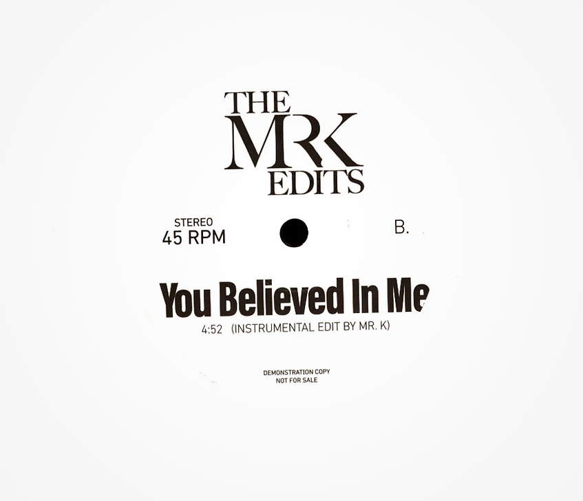 Mr. K - Frits The Cat/You Believed In Me 7"