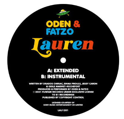 Oden & Fatzo - Lauren (Blue Vinyl)
