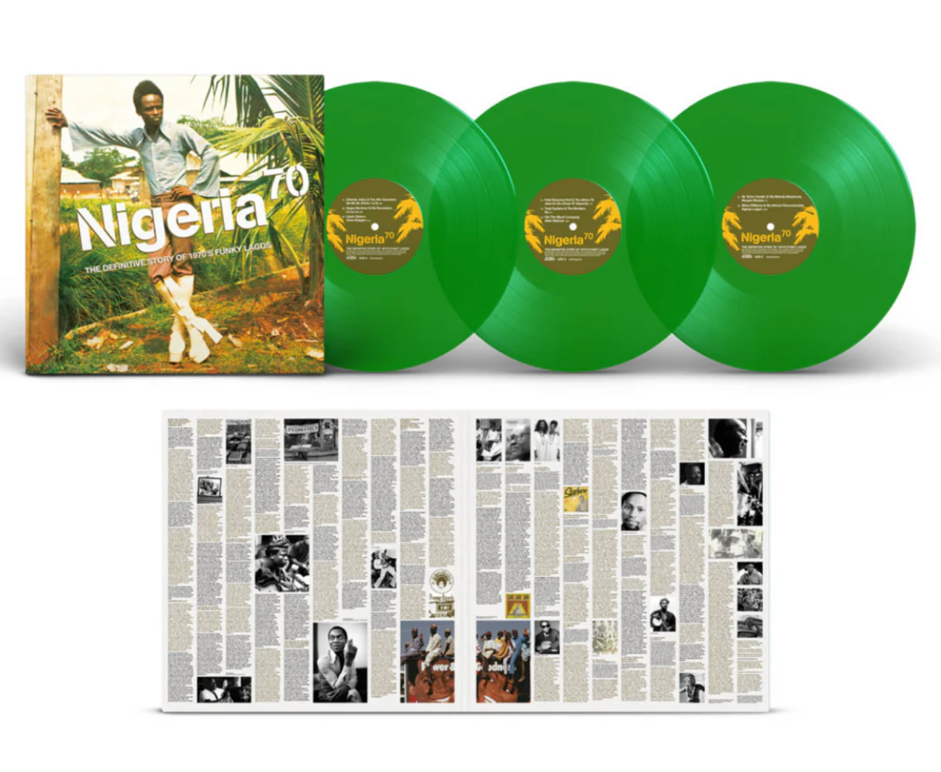 V/A - Nigeria 70: The Definitive Guide to 1970's Funky Lagos (Translucent Green Vinyl)