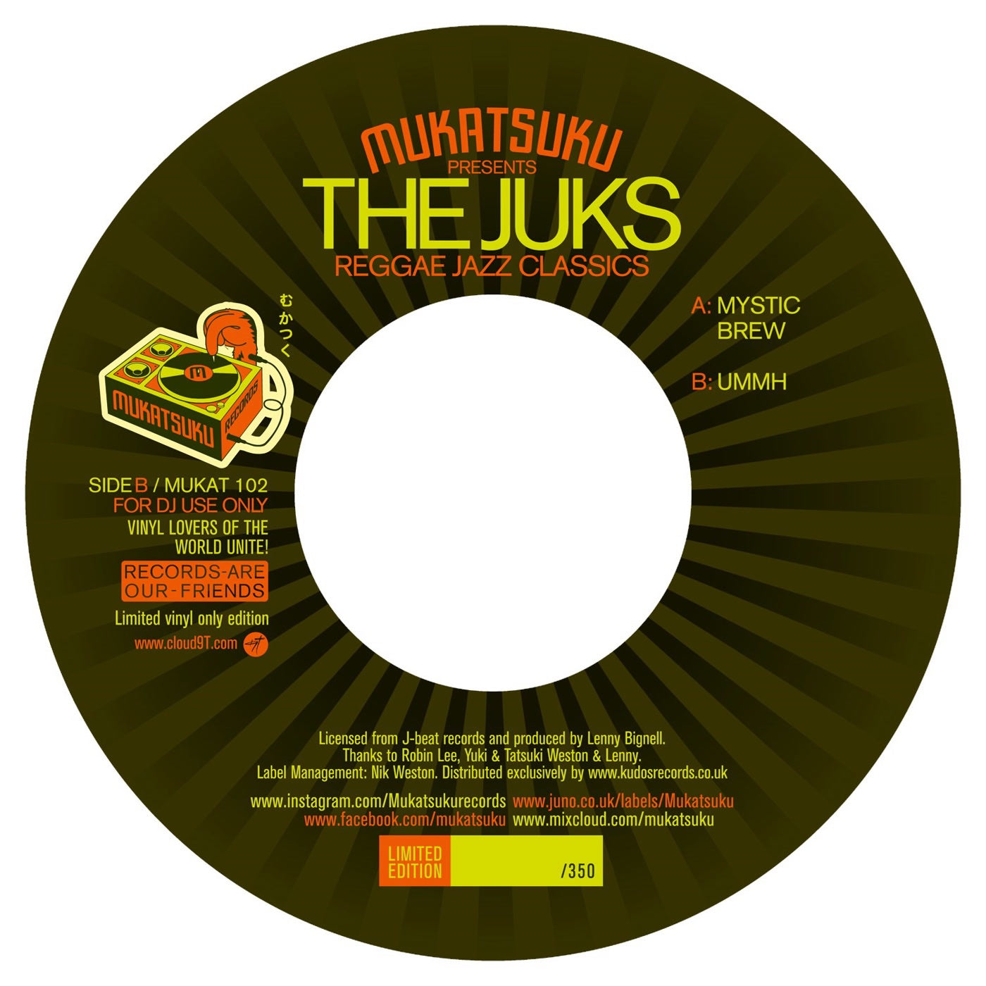 The Juks - Reggae Jazz Classics [7"]