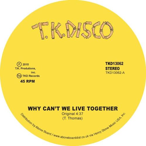 Timmy Thomas - Why Can't We Live Together