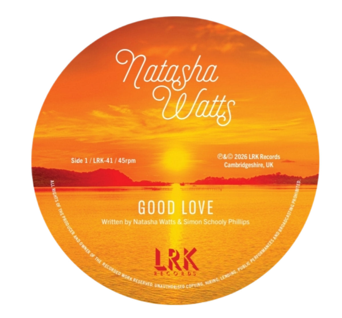 Natasha Watts - Good Love / Feels Like Sunshine [7"]