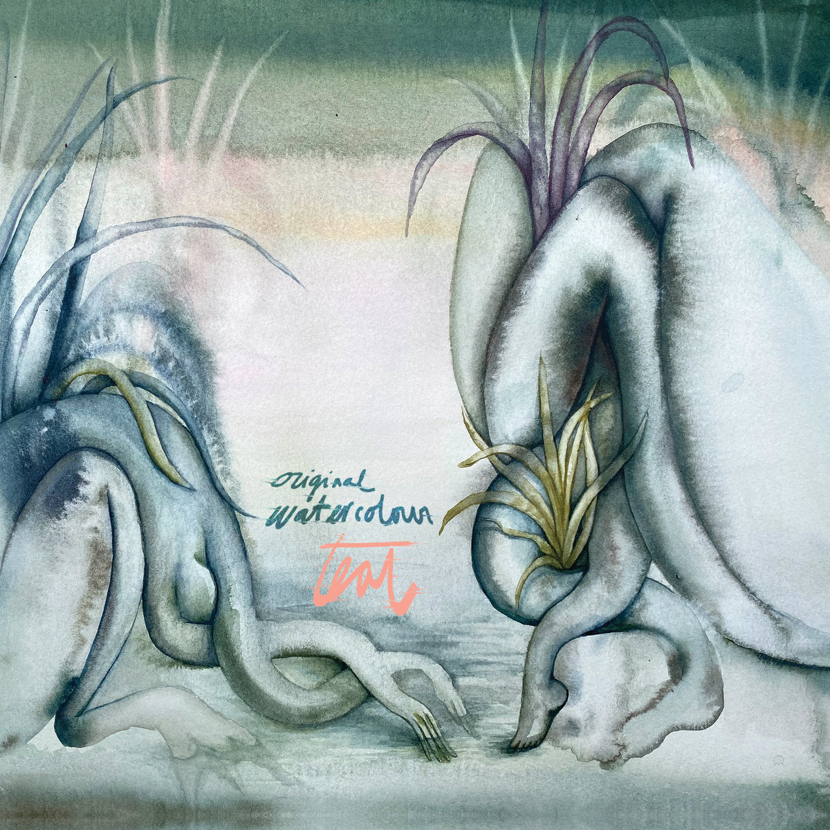 Teal - Original Watercolor