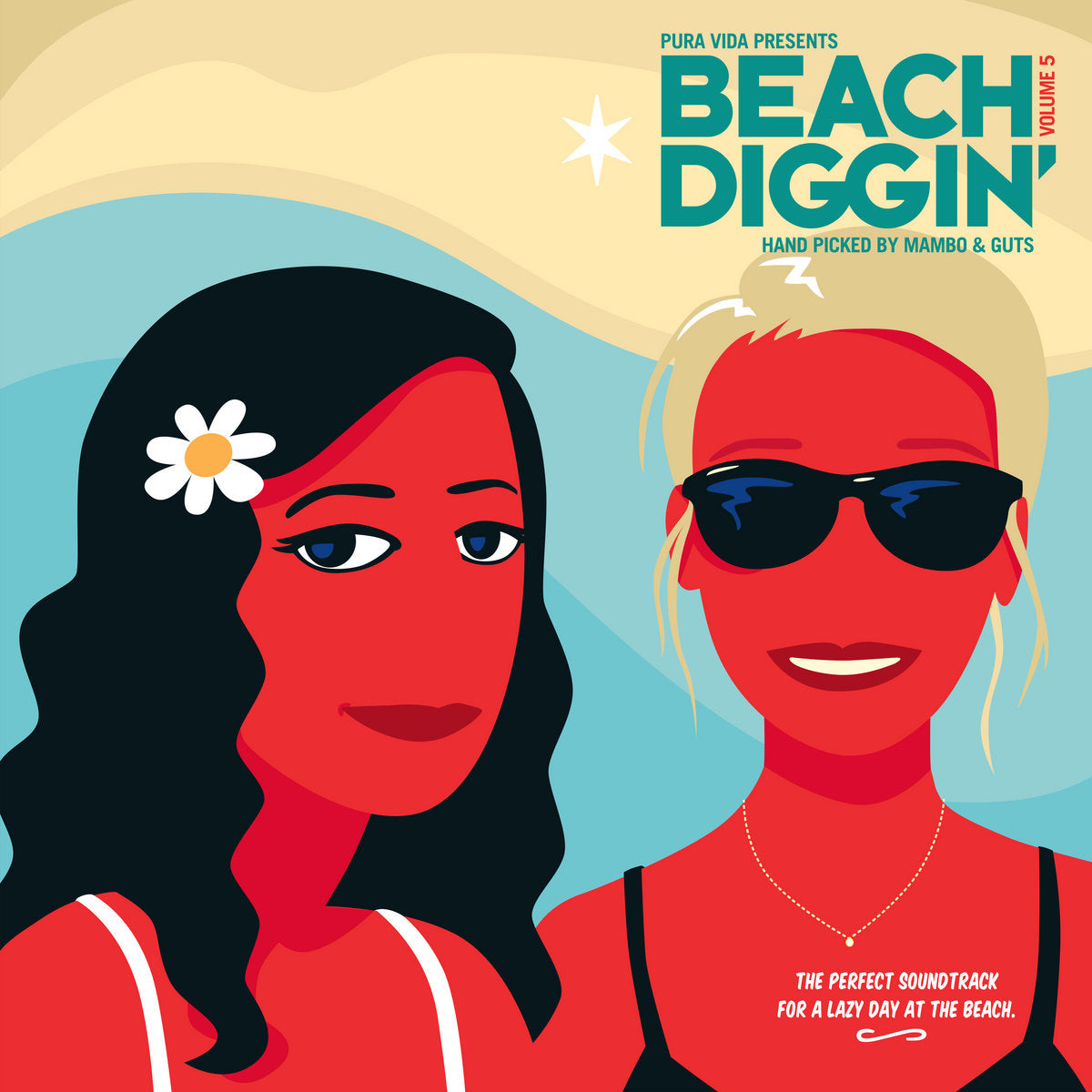 V/A - Beach Diggin' vol 5 by GUTS & Mambo [2LP]