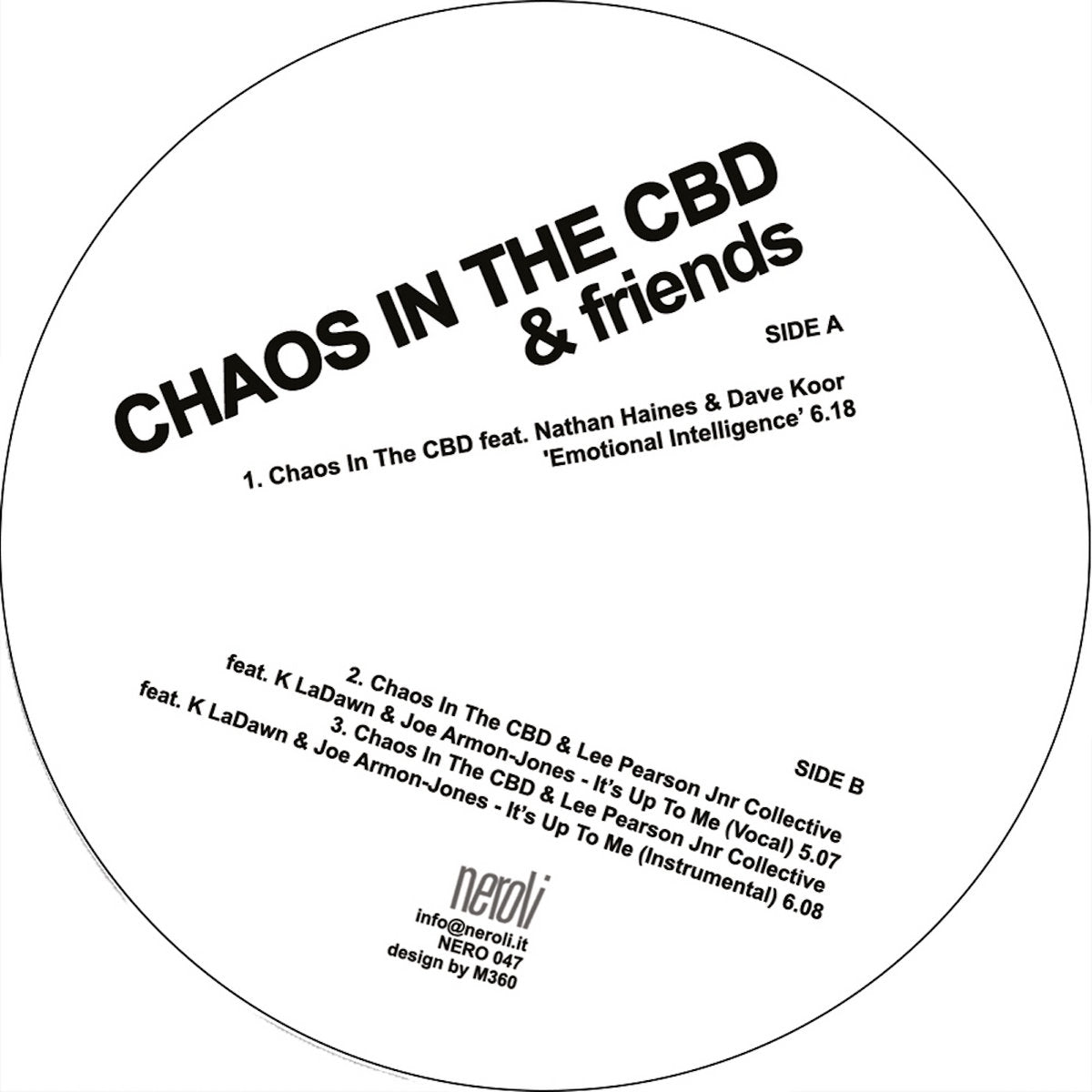 Chaos In The CBD - Emotional Intelligence 12"