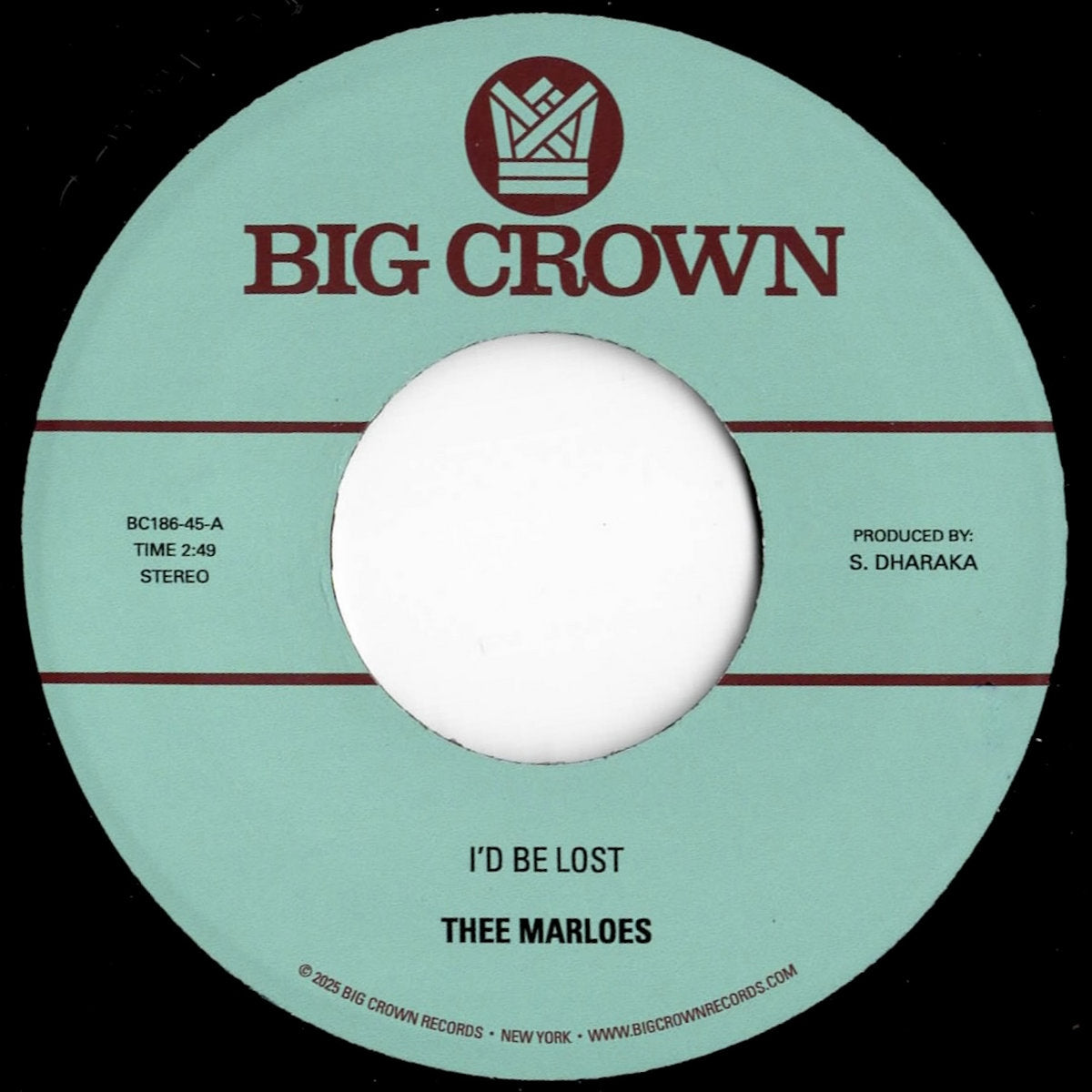 Thee Marloes - I'd Be Lost b/w What's On Your Mind [7"]
