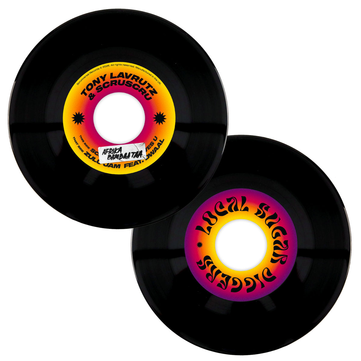 Tony Lavrutz & Scruscru - Afrika Bambaataa / Zulu Jam [7"]