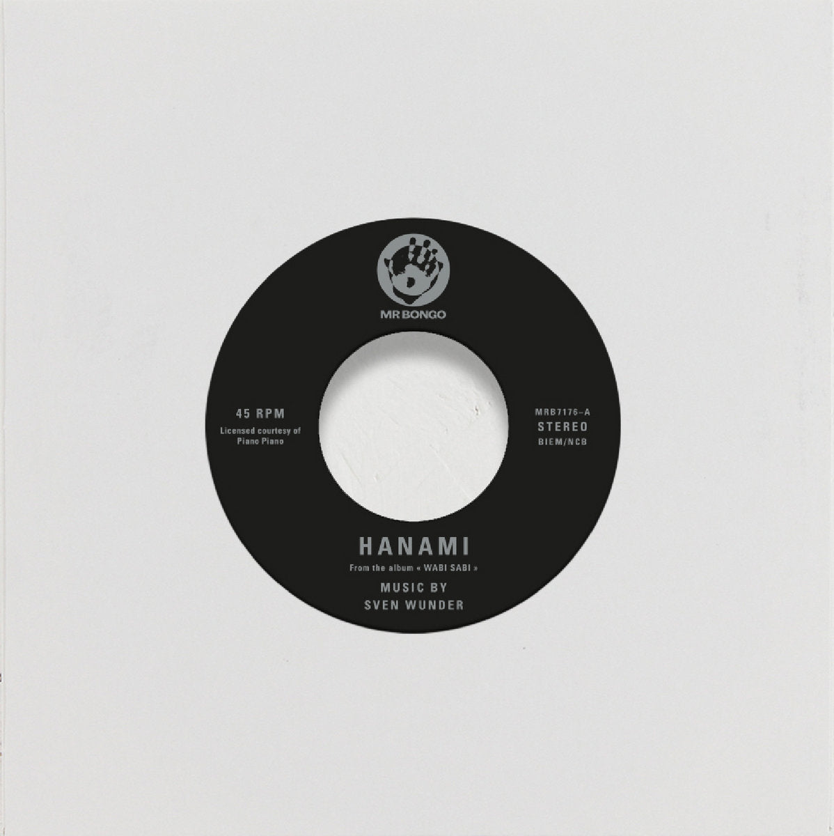 Sven Wunder - Hanami / Shinrinyoku (Wabi Sabi) [7"]