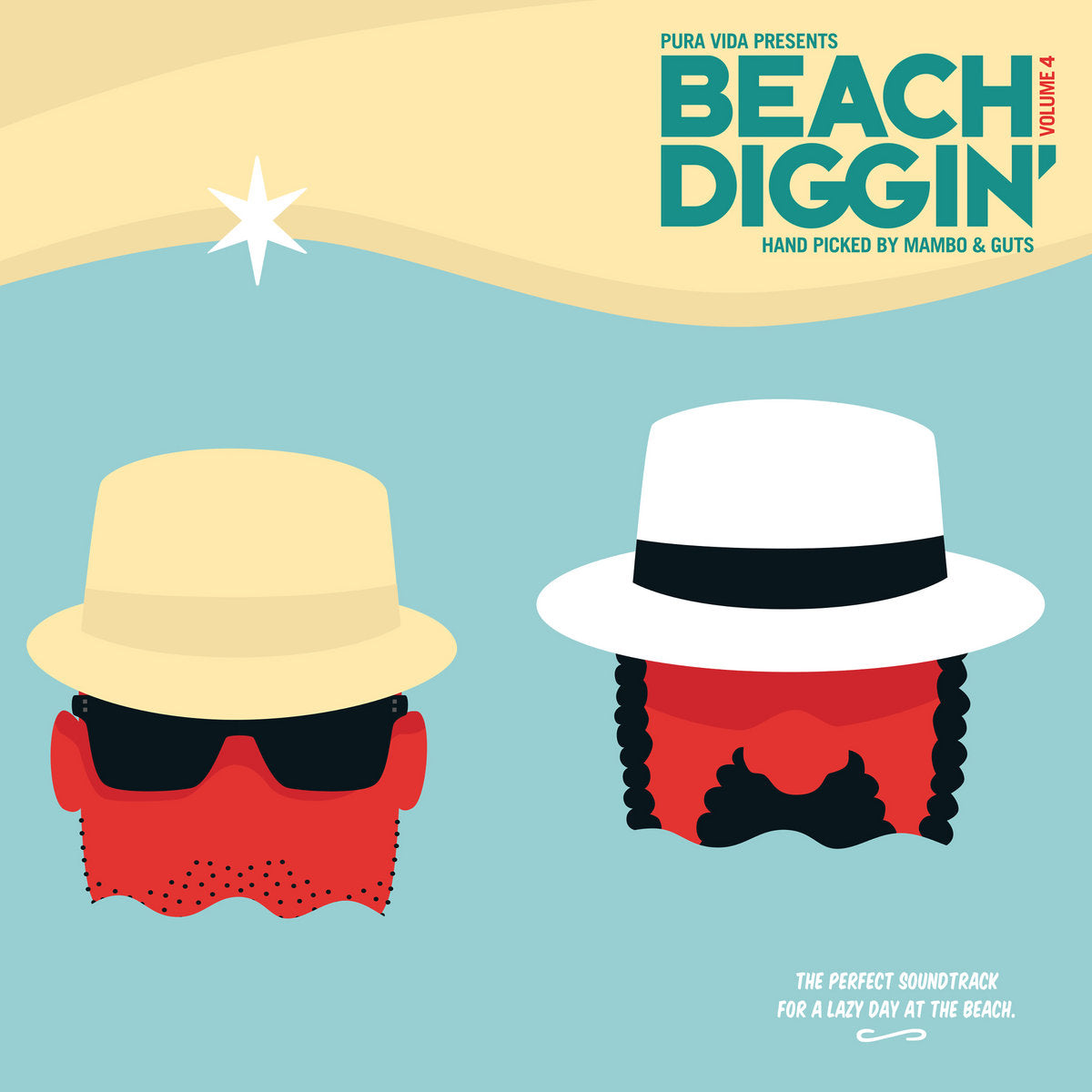 V/A - Beach Diggin' Vol. 4 by GUTS & Mambo [2LP]