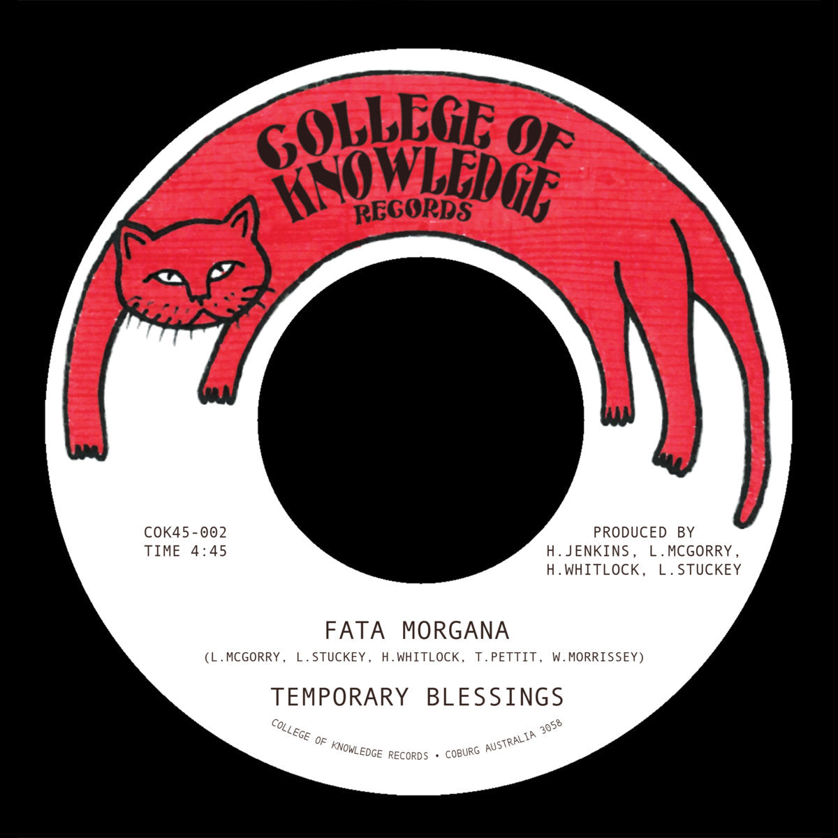 Temporary Blessings - Fata Morgana b/w Silence Leaves An Open [7"]